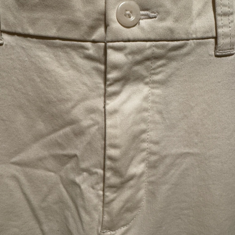 Roundtree & Yorke Casuals White Mens Slacks Pants Front Back Pockets Sz 34x30 - Picture 6 of 13